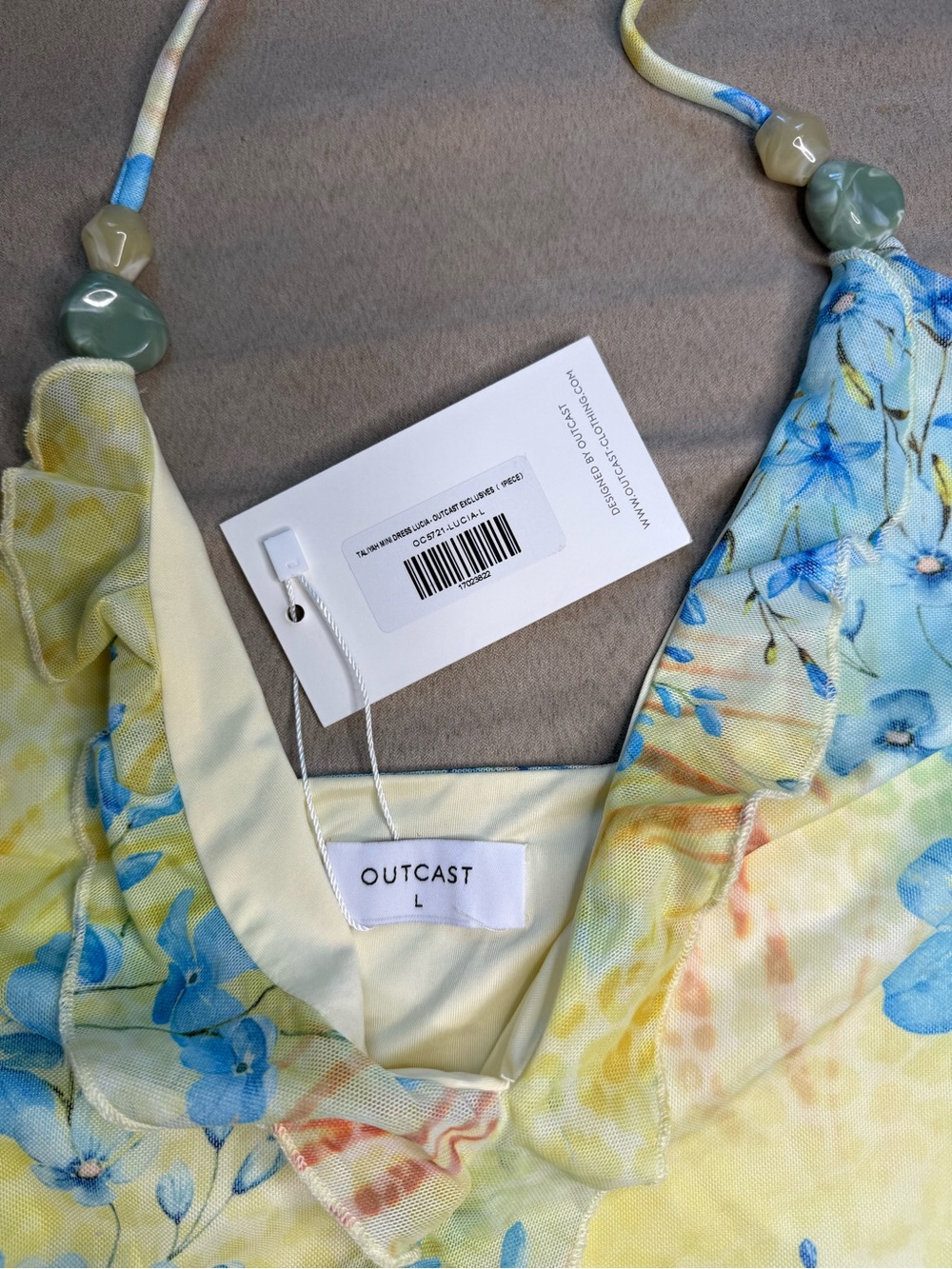 Outcast TALIYAH MINI DRESS LUCIA Size Large - Picture 4 of 11